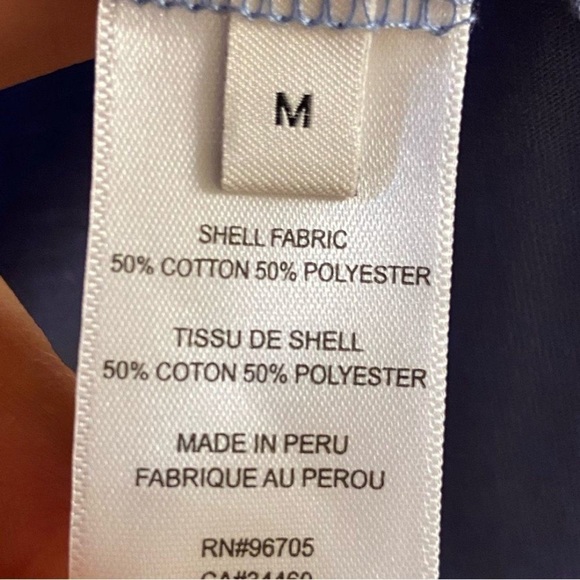 Rebecca Taylor Long Sleeve Top casual crewneck blue Medium - Picture 6 of 6